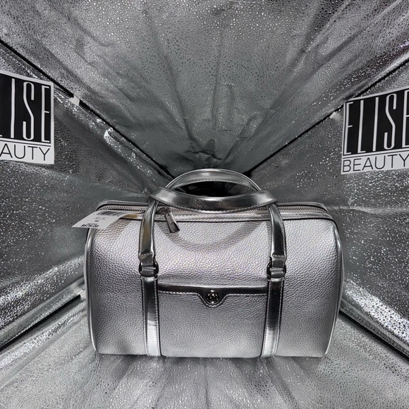 MICHAEL KORS (NWT): Travel Duffle Satchel — Silver - Picture 1 of 2